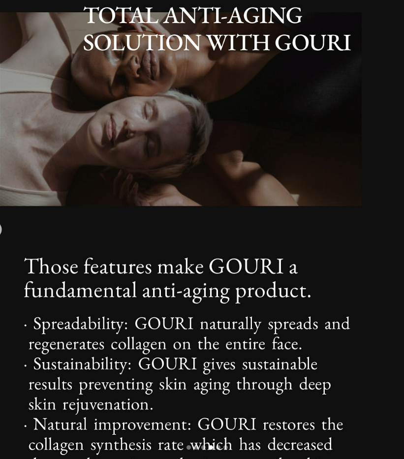 GOURI is a Premium Collagen Stimulator, All-Liquid PCL, Skin Booster