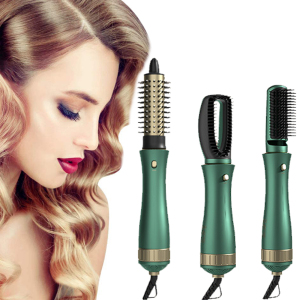 Hair Dryer Brush Hot Air comb One Step Hair Dryer and Styler Electric Blow Dryer Brush Detachable Brush Kits