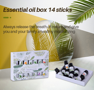 High Quality Essential Oil Set Aromatherapy 14 *10ml Pure Tea Tree, Lavender, Eucalyptus,Peppermint Essential Oil Gift Set