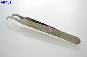 High Quality Eyelash Extension stainless steel tweezers for cosmetic manicure Vetus tweezers TS-15