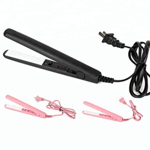 High Quality Mini Travel Electric Digital Flat Iron Salon Hair Straightener with 25W