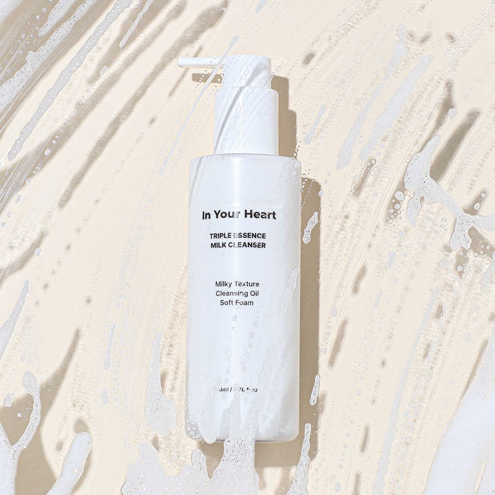 [In Your Heart] Triple Essence Milk Facial Cleanser 200ml Pore Cleansing All-in-One Cleanser oil