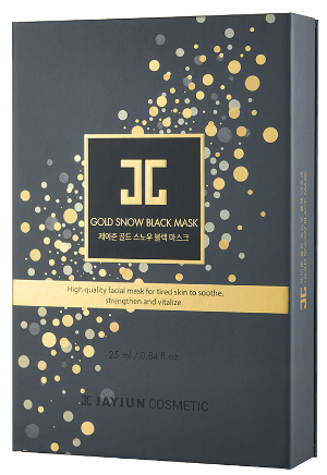 [JAYJUN] GOLD SNOW BLACK MASK 5ea (K-Beauty)