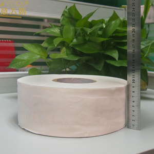 Jumbo roll paper tissue wood pulp 610g nature napkins home kitchen holder bath tissue toilet paper