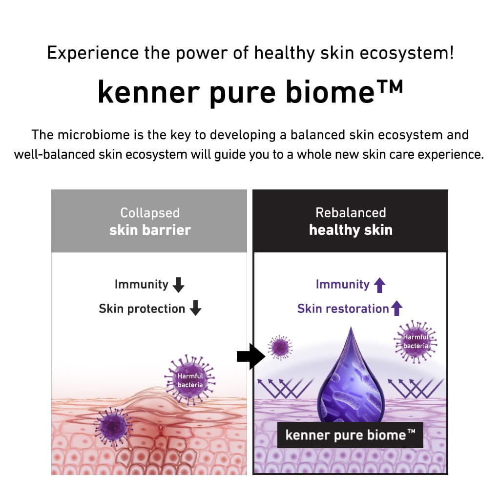 kenner pure biome calming toner pad