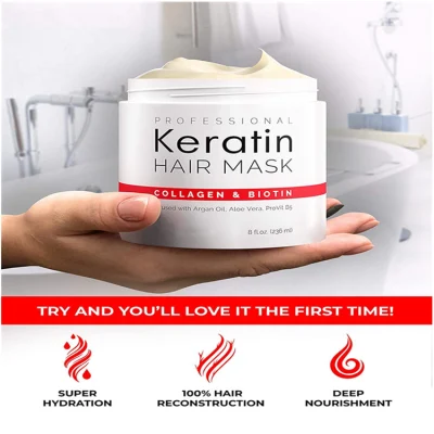 Keratin Hair Mask Nourishment Treatment for Hair Repair &amp; Beauty Mask