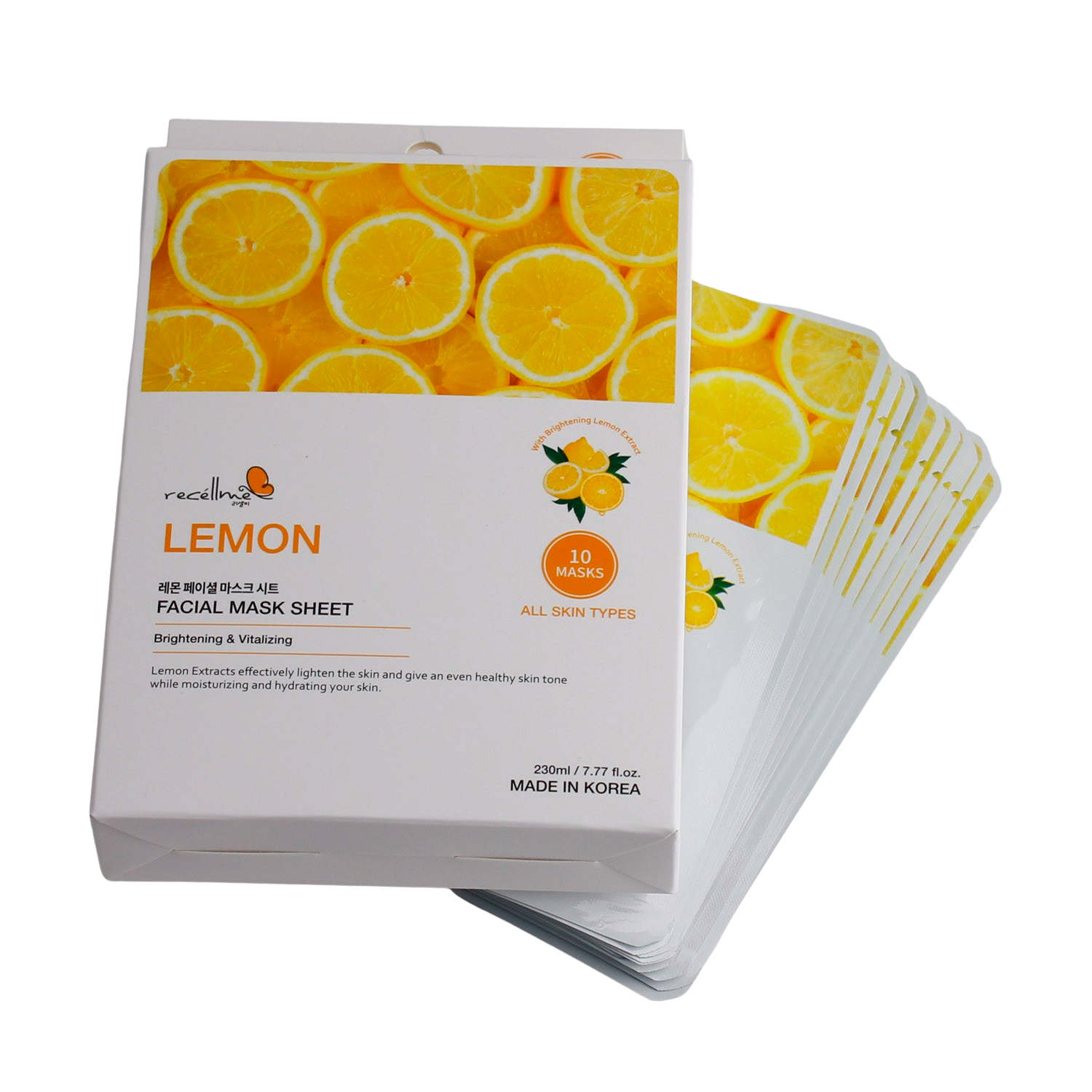 Lemon extracts hydrate and rejuvenate your skin to help with premature aging and hyperpigmentation