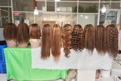 Longguan High Quality Cheap Factory Highlights P427 Raw Brazilian Hair Bob HD Transparent 13X4 Lace Front Wigs for Black Women