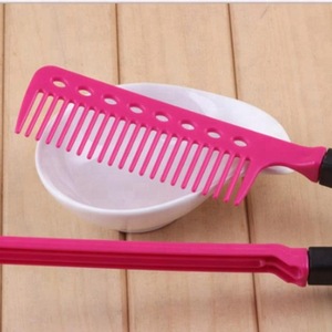 Lonsyne brand Folding Hair Straightener Resist Heat Plastic Magic Hair V Comb Straightener V  personalized bulk hair Comb