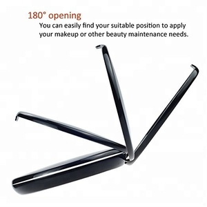 natural look 1X/10X Magnification LED Lighted Travel Makeup Mirror