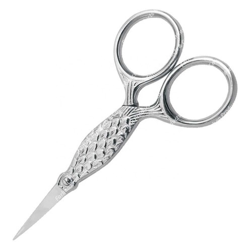 New High Quality Stainless Steel Fancy Embroidery (Fish) Scissors Needle Pointed By Farhan Products & Co