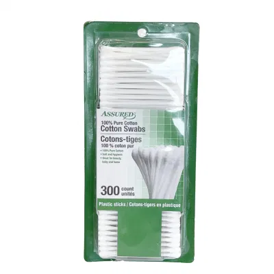 OEM Large Head Plastic Sticks Baby safety Cotton Buds Baby Cotton Swabs