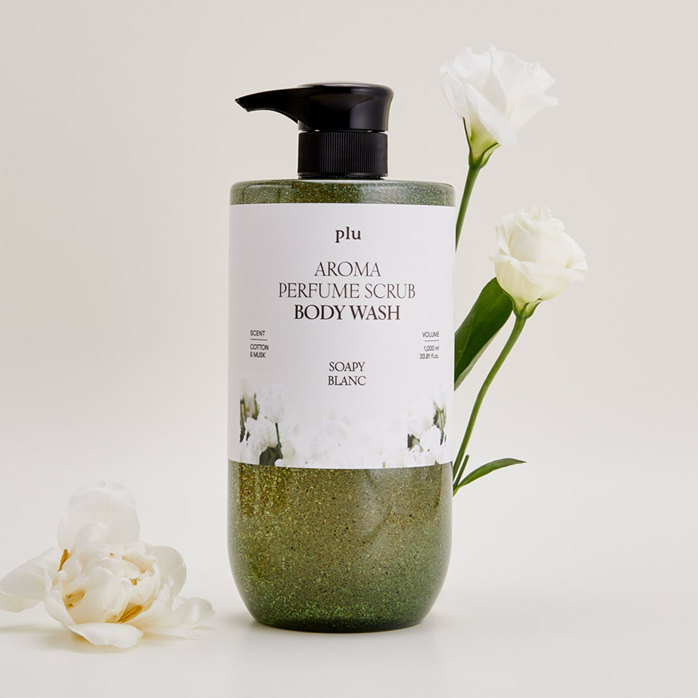 (PLU) Aroma Perfume Scrub Body Wash Soapy Blanc 1L