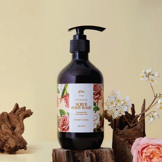 (PLU) Perfumed SPA Scrub Body Wash Woody Floral 500g
