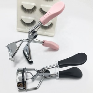 premium stainless steel and silicone rubber pads best eyelash curler in customized color for makeup tools kit