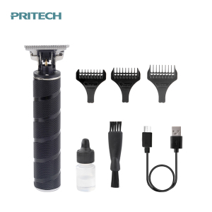 PRITECH 0 MM Hair Trimmer IPX4 Retro oil Head USB Rechargeable Wireless Electric Hair Clipper