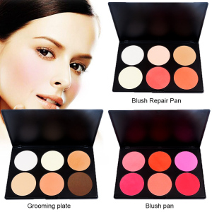 Private Label High Quality Multi Color Blush OEM  Makeup Blusher Palette