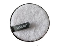 Private Label Reusable Washable Microfiber Cotton Face Cleansing Makeup Powder Magic Remover makeup remover pads