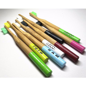 Provided Free Sample 100% Biodegradable Eco Bamboo Toothbrush