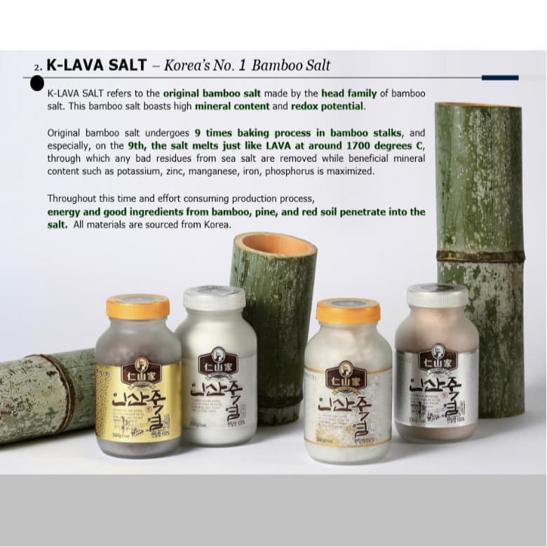 [Purple bamboo salt] 100% Korean traditional high-quality  bamboo salt Powder 70g/ 230g/ 500g/ 1kg