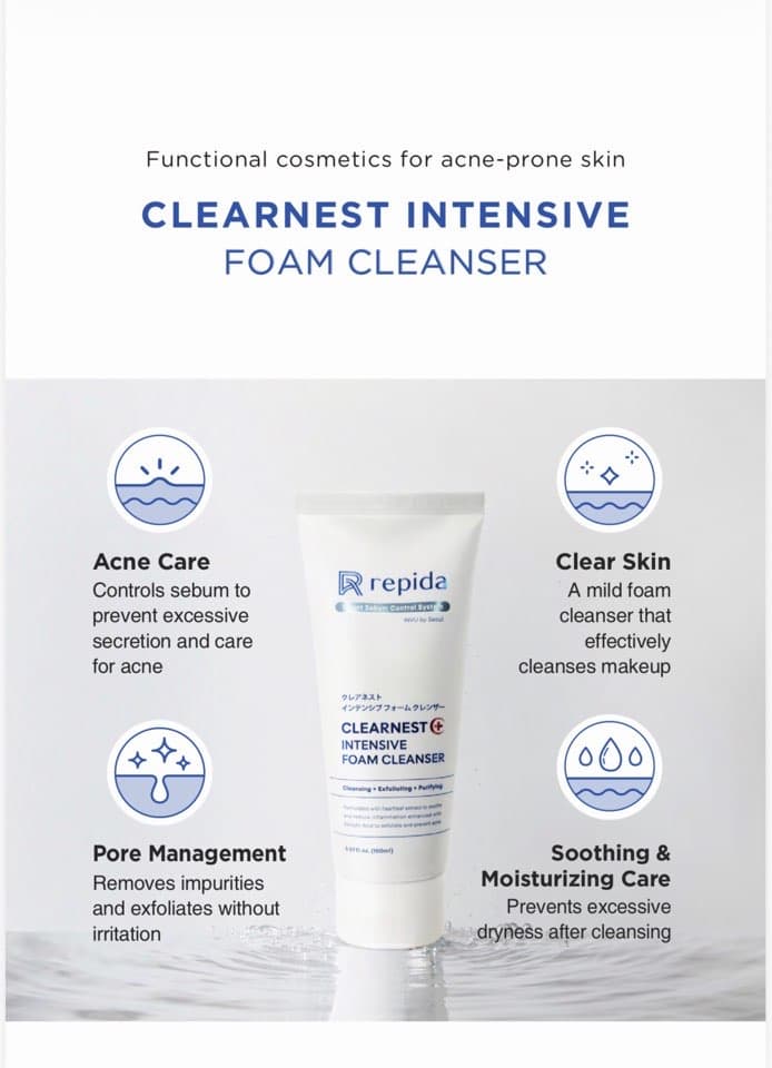 Repida Clearnest Intensive Foam Cleanser