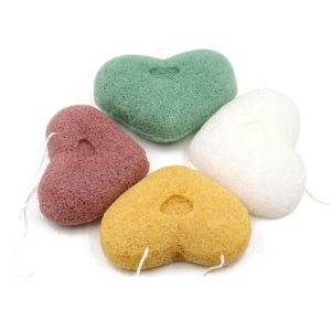 Sialia Facial Cleaning Baby Shower Earthen Beauty 100% Natural Washable Konjac Sponge Softest Private Label Wholesale Puff