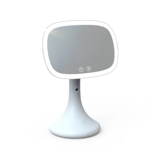 Smart LED Makeup     Desktop Decorative LED Vanity   with   Round Cosmetic Mirror Dressing Table Mirrors Lamp