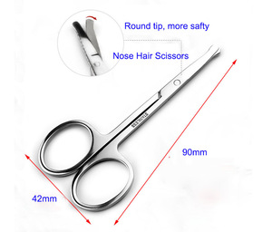 Stainless Steel Beauty Nose Scissor Nose Hair Scissors - JDK (Shenzhen ...