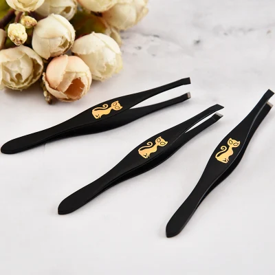 Stainless Steel Pointed Eyebrow Clip Beauty Makeup Eyebrow