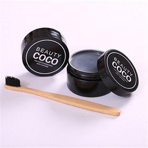 Teeth Whitening Home Kits with Organic Coconut Activated Charcoal Powder oil pulling and toothbrush toothpaste