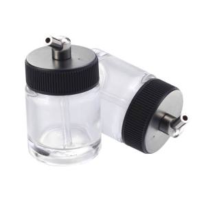 WD-03 air brush parts glass jar mini spray gun cup airbrush paint bottle