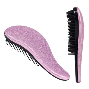 Wholesale Magic Handle Tangle Detangling Comb Shower Hair Brush Frosted version of hair comb