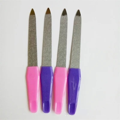 Wholesale New Design Custom Printed Colorful Stainless Steel Nail File NF7061