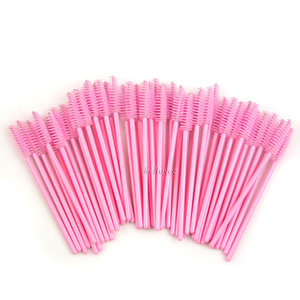 Wholesale One-Off Disposable Eyelash Brush Mascara Applicator Wand Brush Eyelash Comb Brushes Cosmetic Makeup Tool