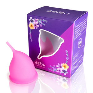 Wholesale Price Custom Fda Approved Hygiene Feminine Menstruation Lady Medical Silicone Collapsible Reusable Clean Menstrual Cup
