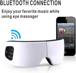 YXL60008 Foldable Warm Multi function Electric Eye Massager Vibration Wireless Eye Temple Massager