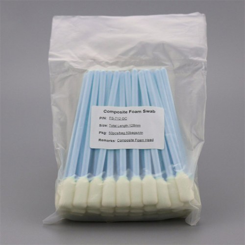 Rectangular Head Closed-cell Polyurethane Cleanroom Foam Swab Precision Cleaning Cotton Bud