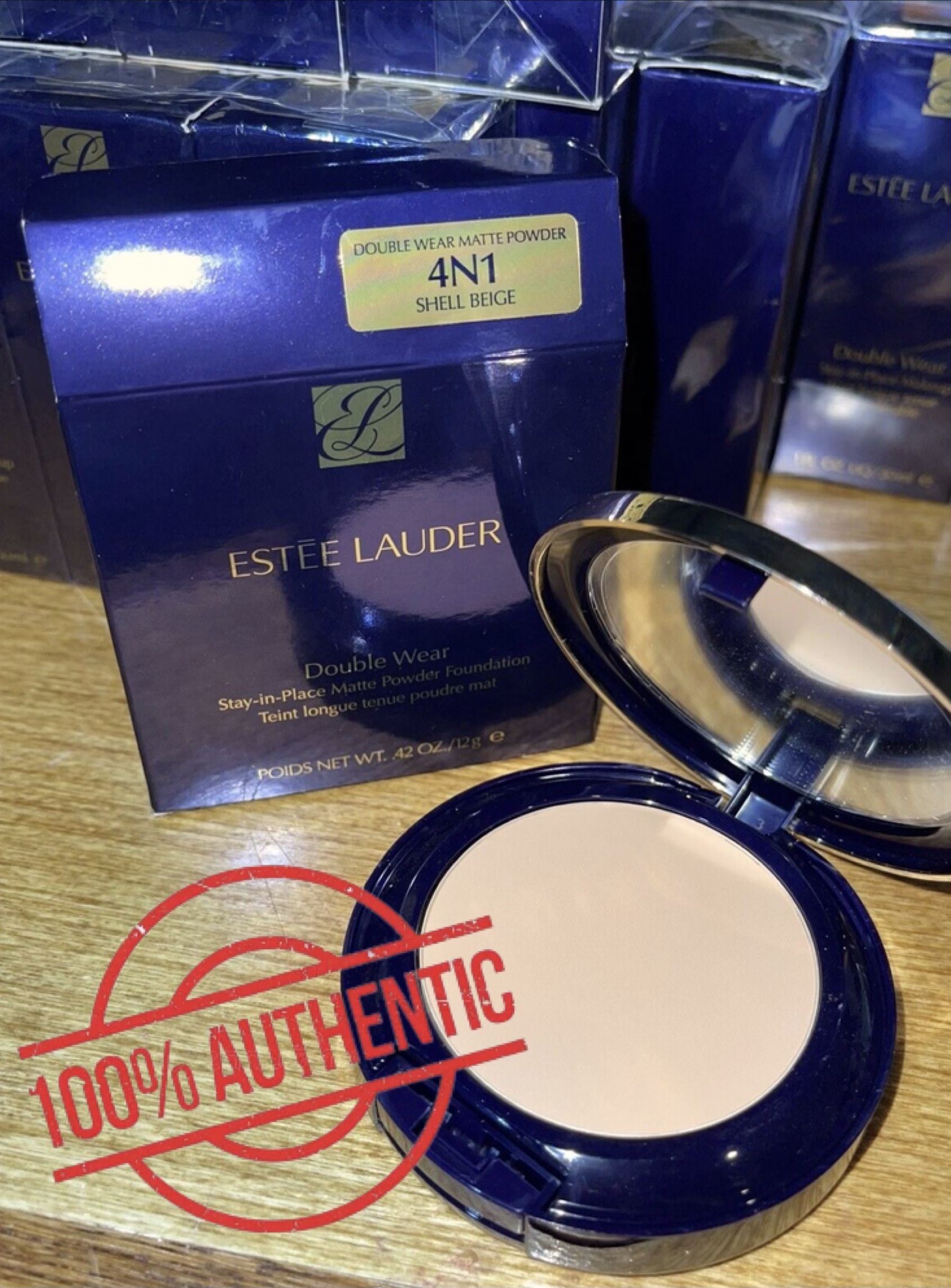 Estee Lauder Double Wear Stay in Place Powder Foundation 4N1 Shell Beige