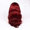 In stock 10"-24" 130% ombre red human hair wigs T1B-Red Brazilian remy hair lace front wigs dark root