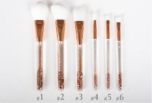 Custom Liquid Glitter Brush Set 6Pcs