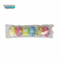 Color Dots 6 Pack Colored Plastic Easter Eggs