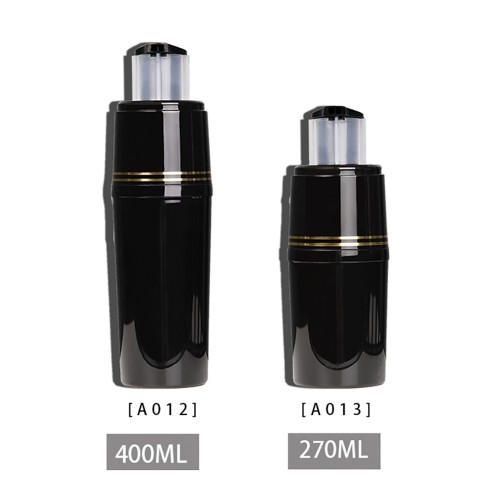 Wholesales Plastic Bottle Two Tube with Emulsion and Lotion Pump Champoo Hair Dye Bottle Packaging