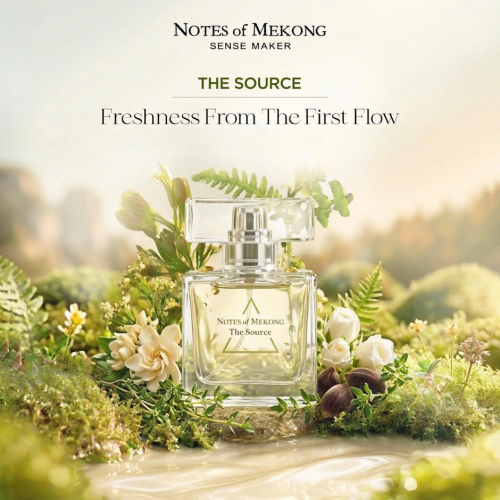 Fresh Scent Eau De Parfum – NOTES OF MEKONG The Source Premium Daily Use Spray from Vietnam Women’s Perfume 30ml