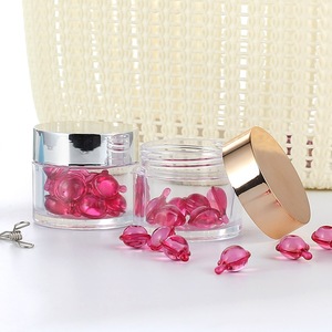 1oz 2oz PS Custom Cosmetic Small Empty Cream Container Plastic Cosmetic Jar for  Cream Cosmetic Container and Packaging