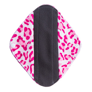 2018 Reusable Bamboo Charcoal Menstrual Pads Ladies Cloth Sanitary Napkin