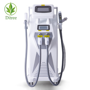 2019 HOT SALE Multi-Function Beauty Equipment OPT E Light IPL RF Nd YAG Laser 4 in 1 Beauty Instrument