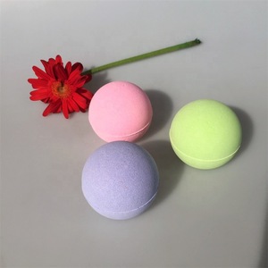 A20037 wholesale organic colorful bath bombs ball fizzy with bubble