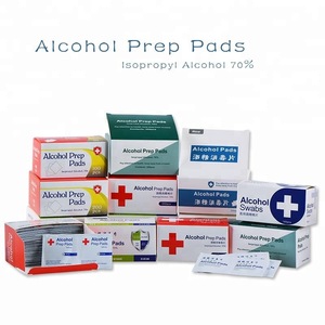 Alcohol prep pads ultra compact antibacterial cleaning wet wipes