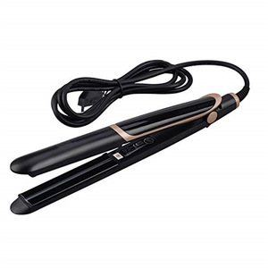 Amazon top seller private label magic hair straightener and curler 2 in 1 Fast Hair Straightening flat iron for wholesale