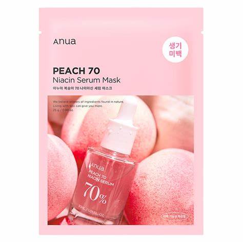 [ANUA]PEACH NIACIN SERUM MASK (10PCS)